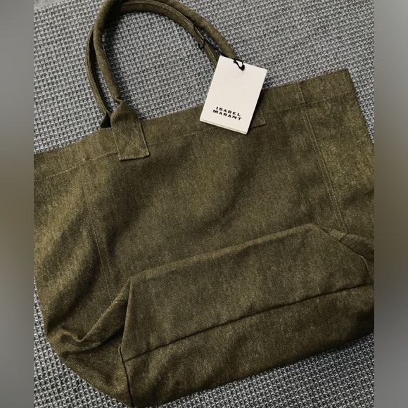ISABEL MARANT Yenky Green Tote Bag - Picture 4 of 5